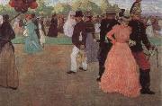 Henri Evenepoel Sundy in the Bois de Boulogne oil painting